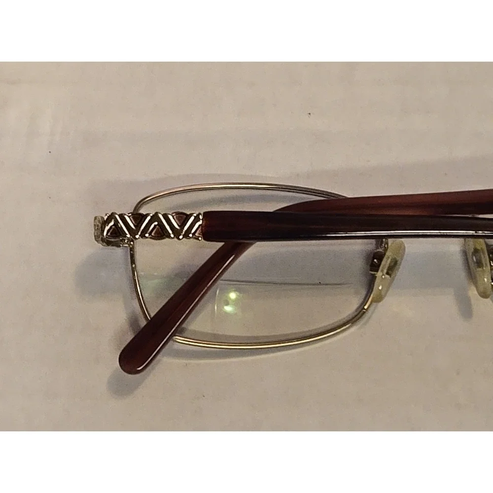 Clear Vision PETITE 34 Wine 49-17-130 Metal Full Rim Eyeglasses Frames Small